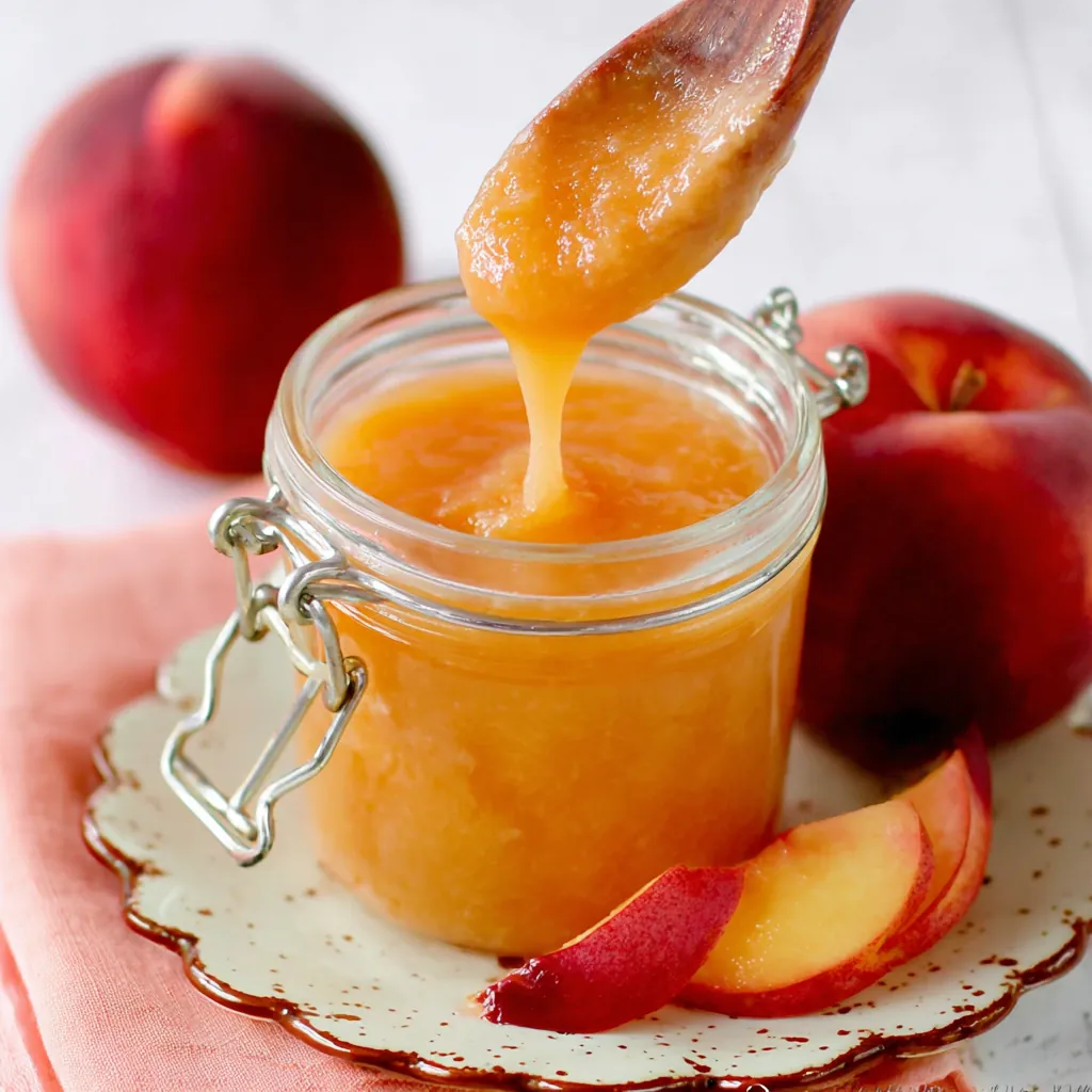 Homemade Peach Curd