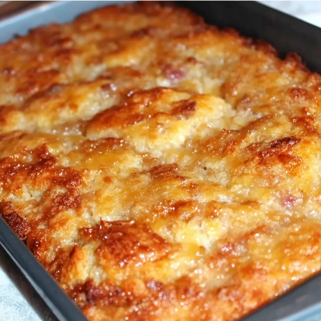 Lazy Man’s Pie Peach Cobbler