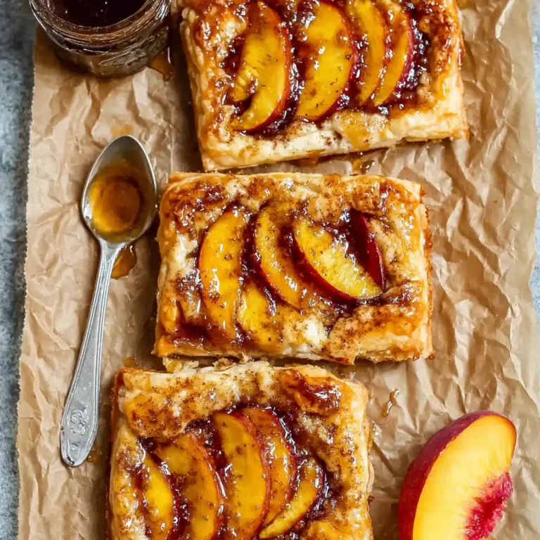 Mini Peach Cream Cheese Tarts