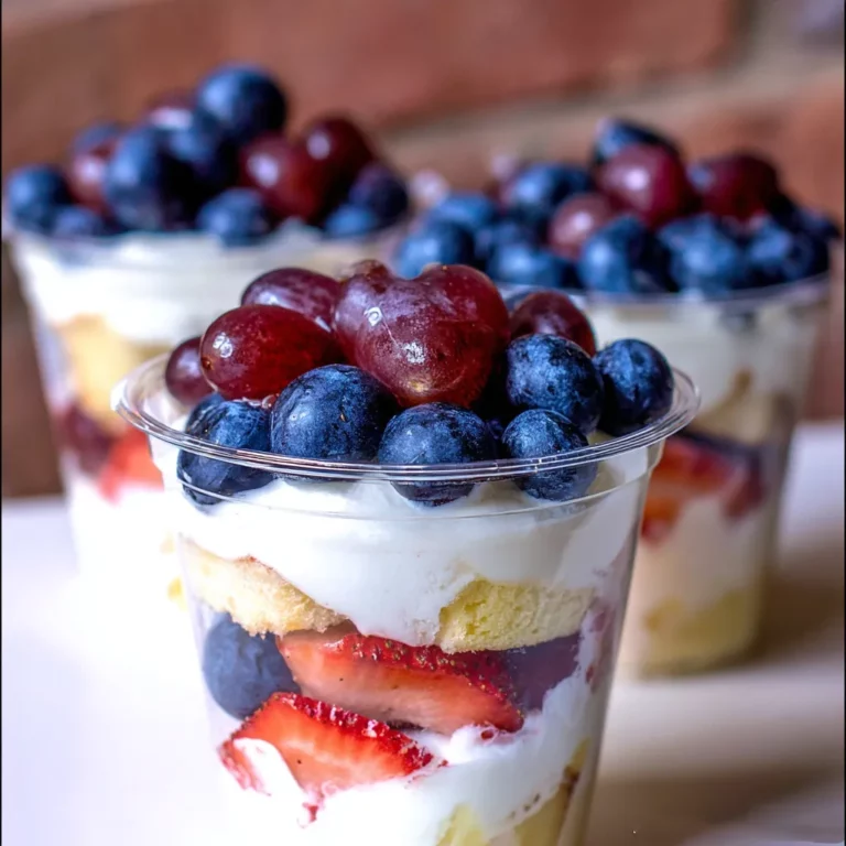 Mixed Berry Mini Trifles