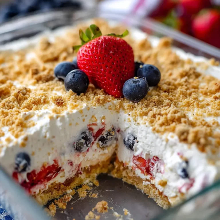 No Bake Berry Dessert Lush