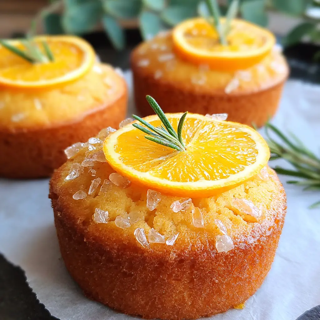 Orange Ginger Honey Cakes