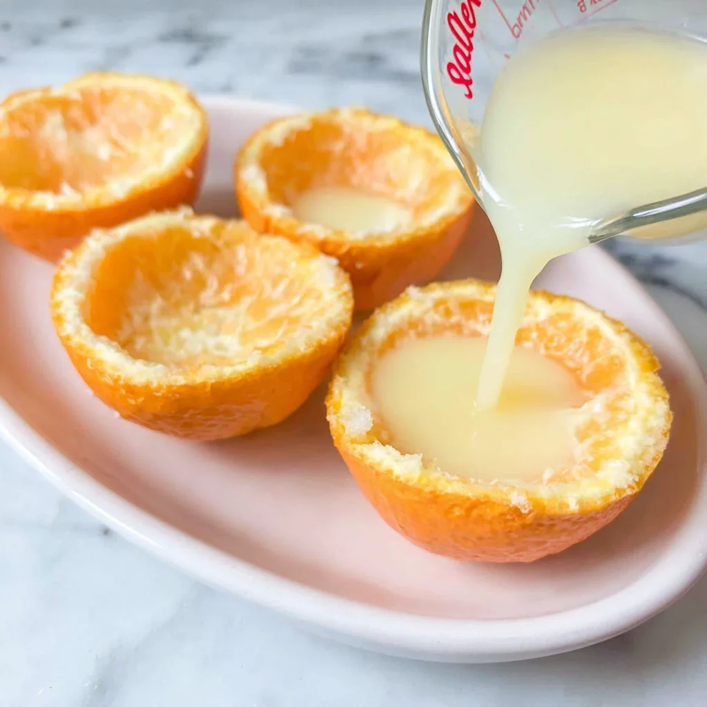 Orange Posset Recipe With a Beautiful Brûlée Topping 4 Orange Posset