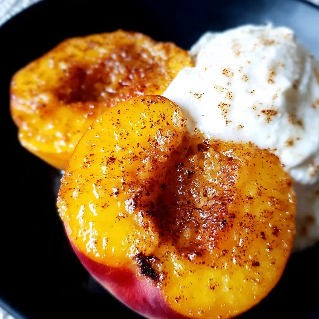 Pan Fried Peaches
