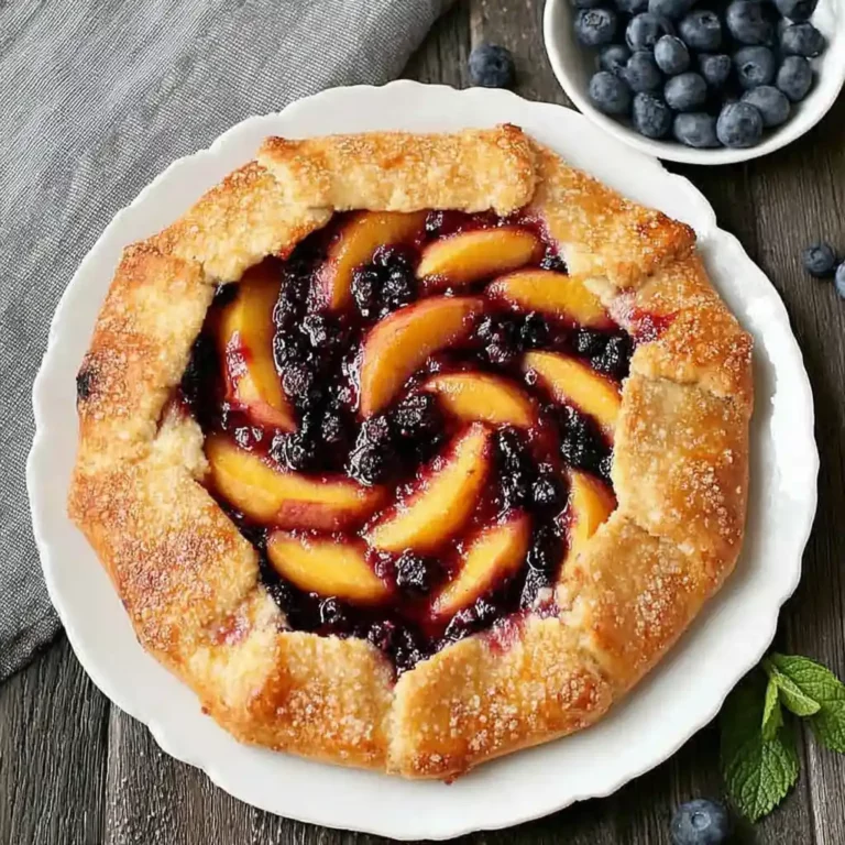 Peach Blueberry Galette
