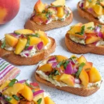 Peach Bruschetta