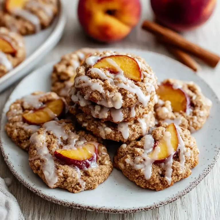 Peach Cobbler Cookies