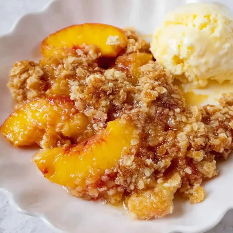 Peach Crumble