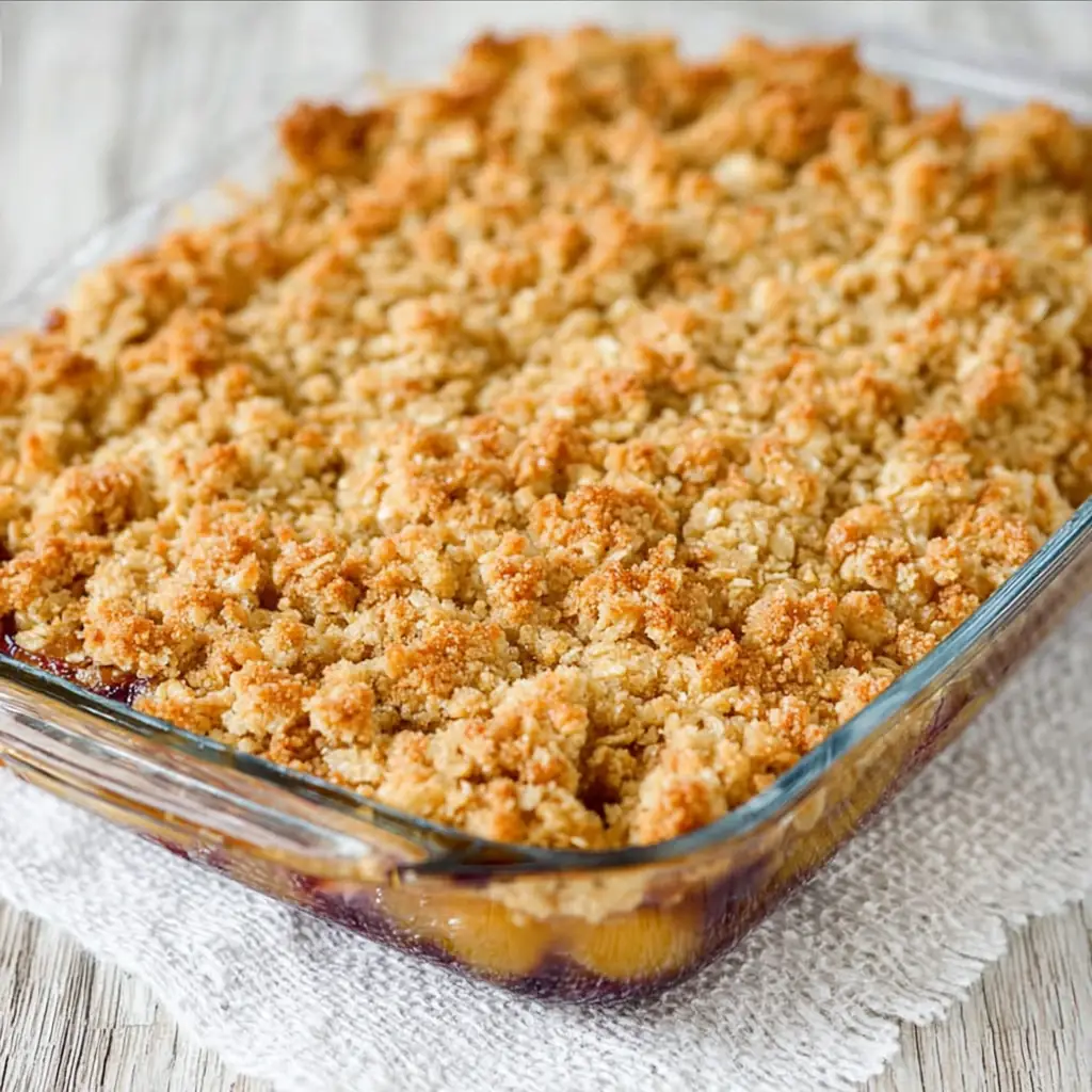 Peach Crumble