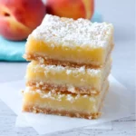 Peach Custard Bars