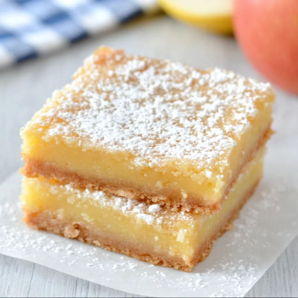 Peach Custard Bars