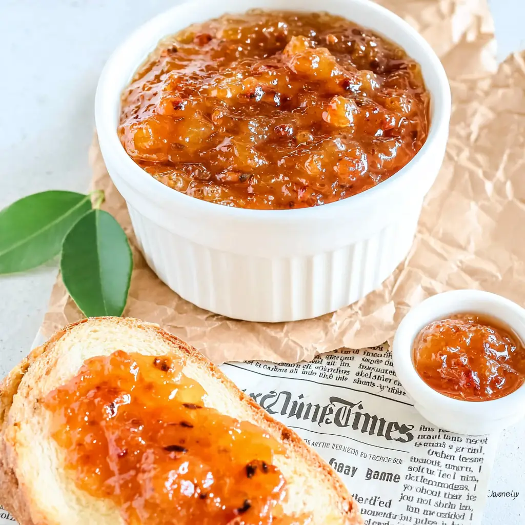 Peach Jalapeno Jam