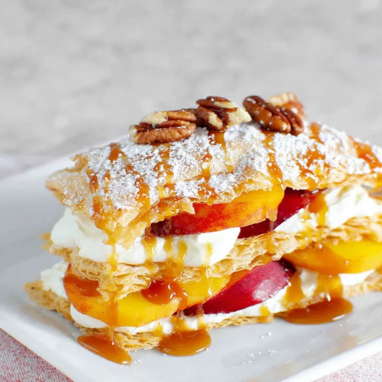 Peach Napoleon