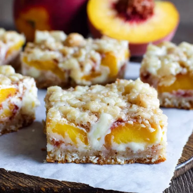 Peaches and Cream Bars