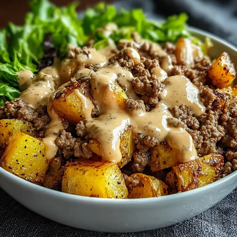 Savory Smash Burger Bowl