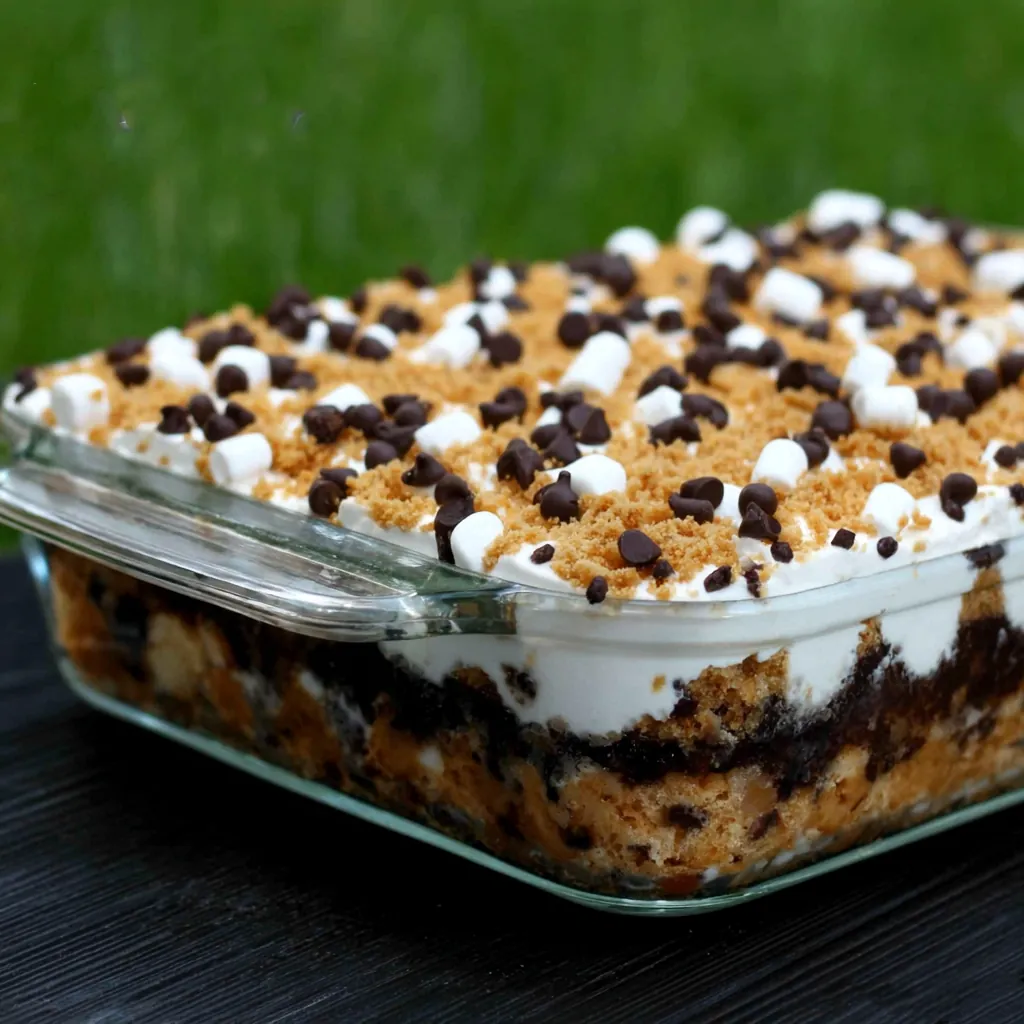 S'mores Poke Cake