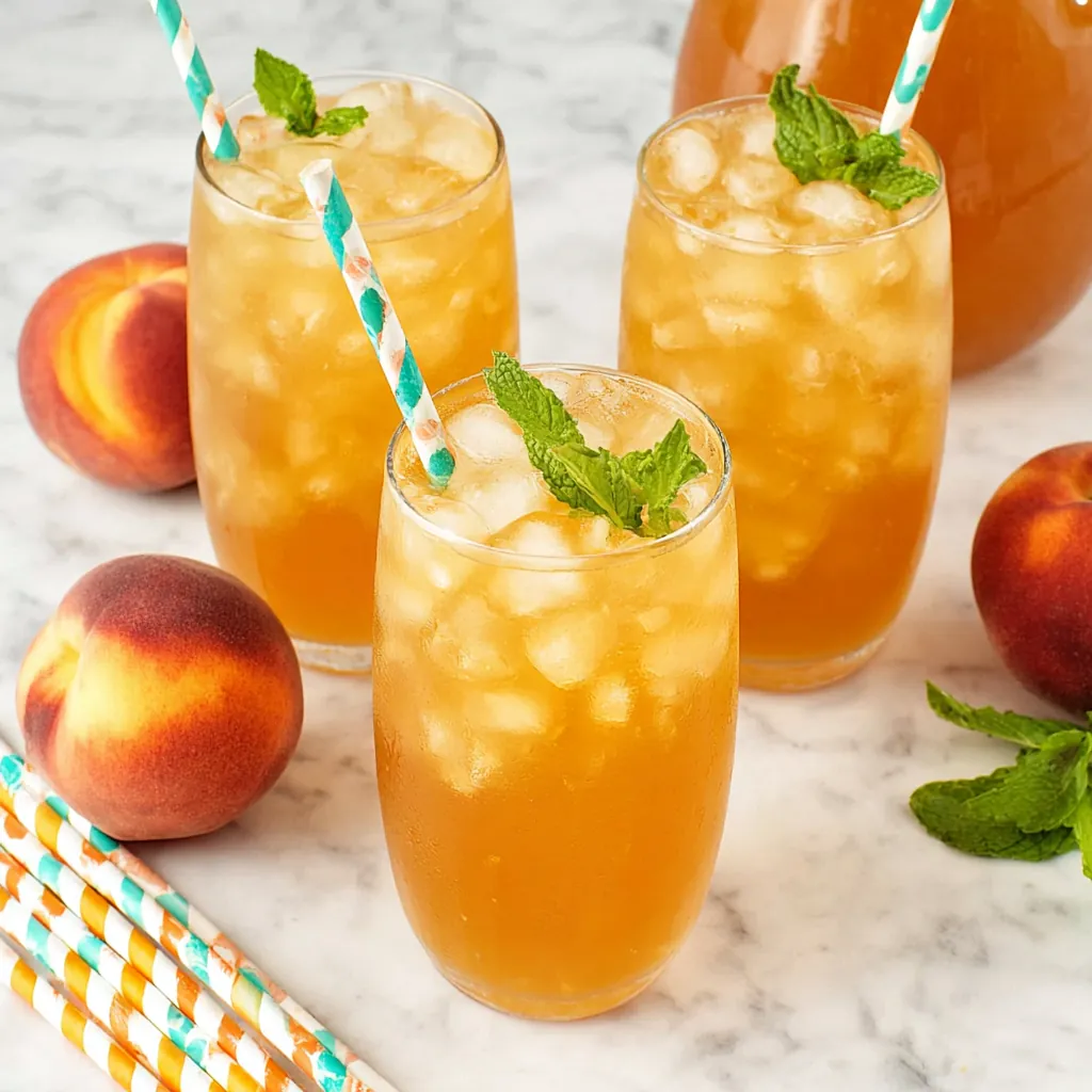 Southern Peach Tea