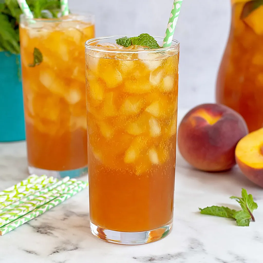 Southern Peach Tea