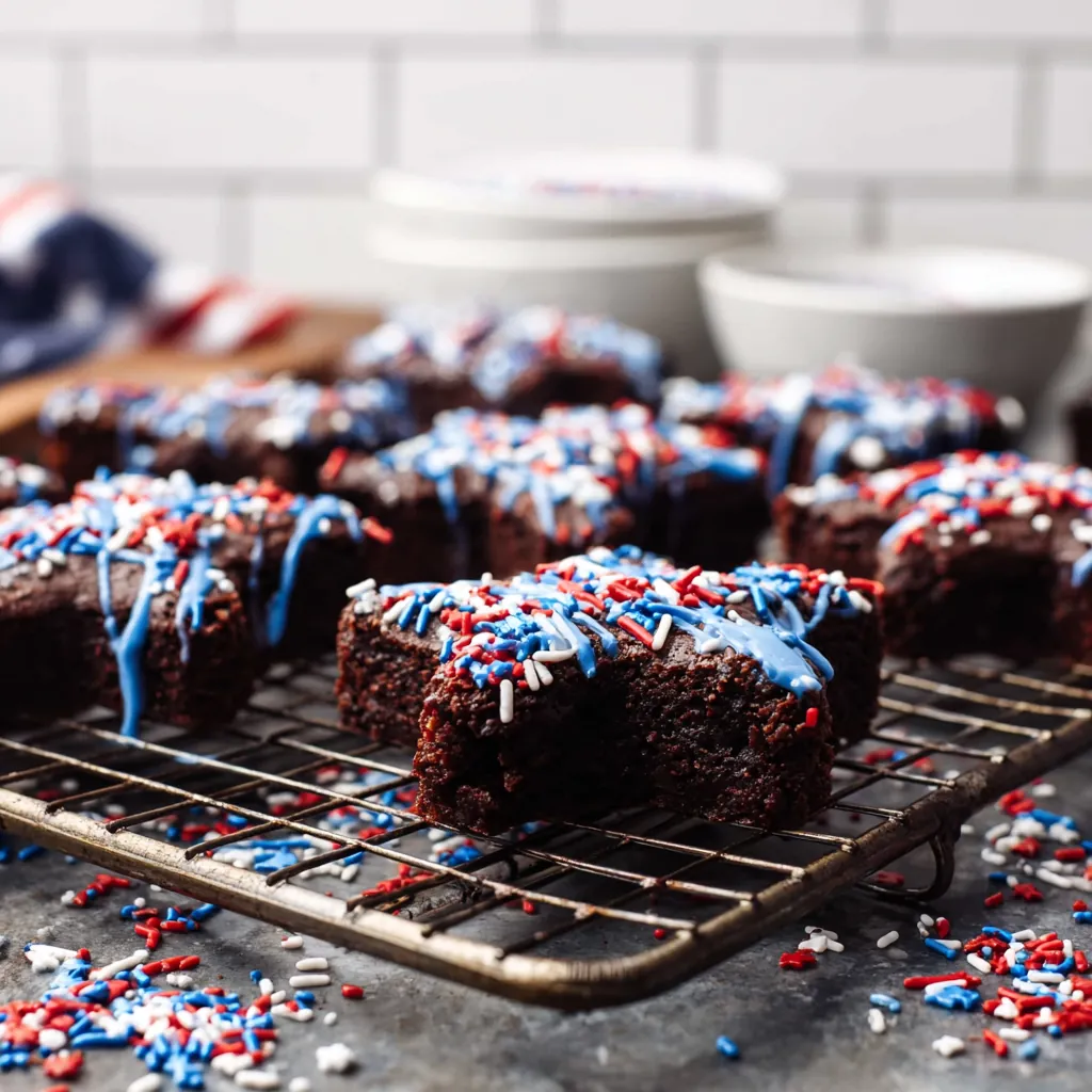 Star Spangled Brownies That Make Every 4th of July Party Special 4 Star Spangled Brownies