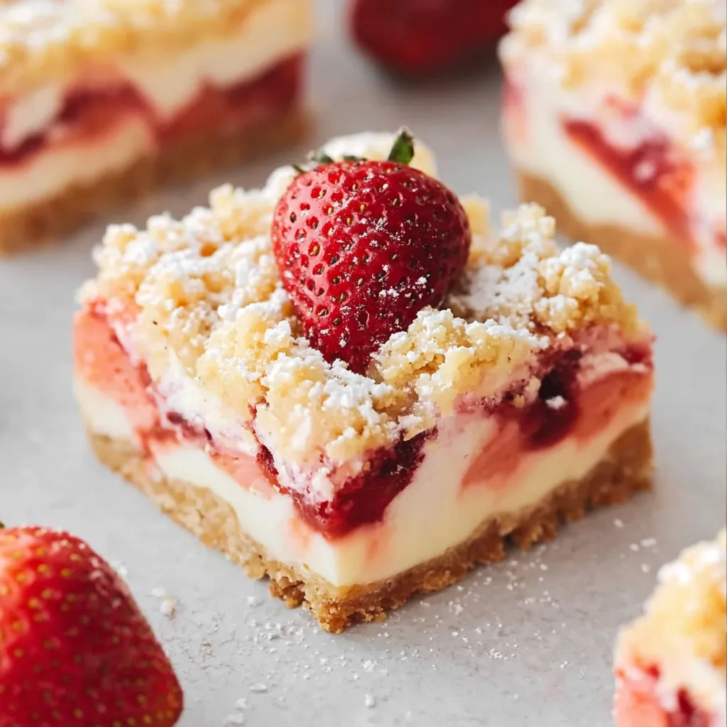 Strawberry Shortcake Bars