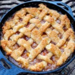 Texas Dutch Oven Peach Cobbler