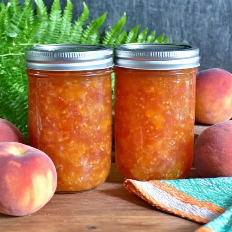 Vanilla Peach Jam