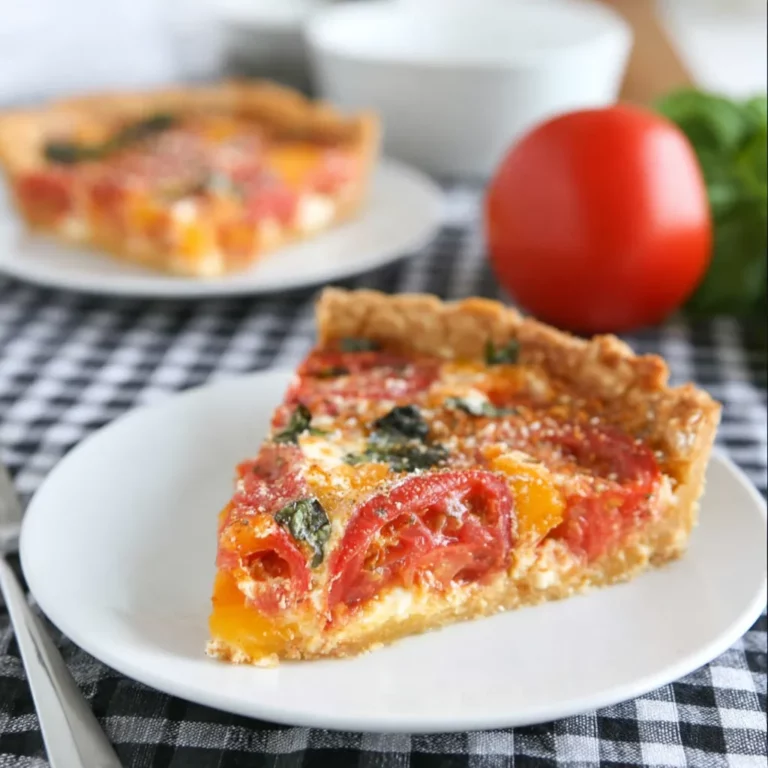 Basil Tomato Pie