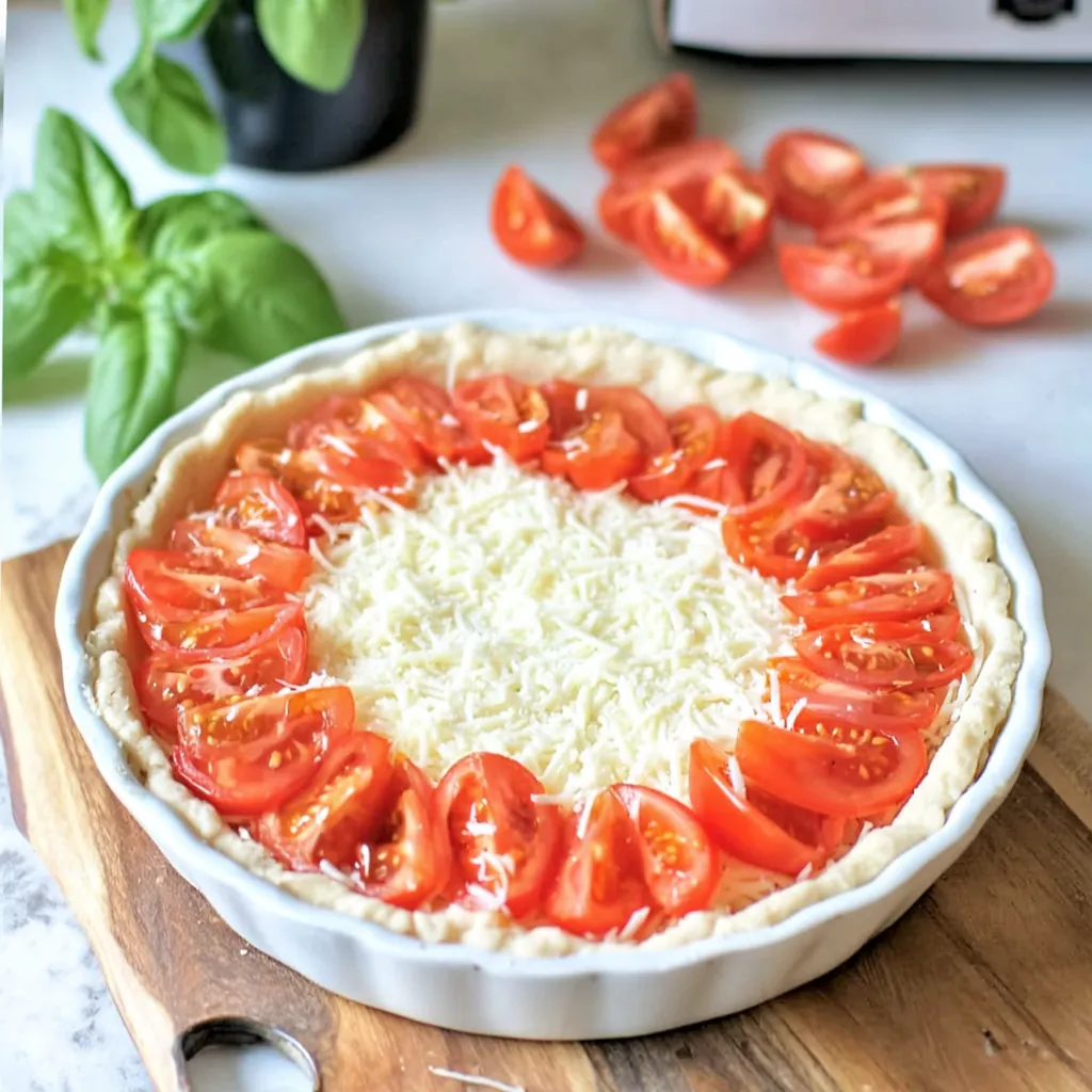 Basil Tomato Pie