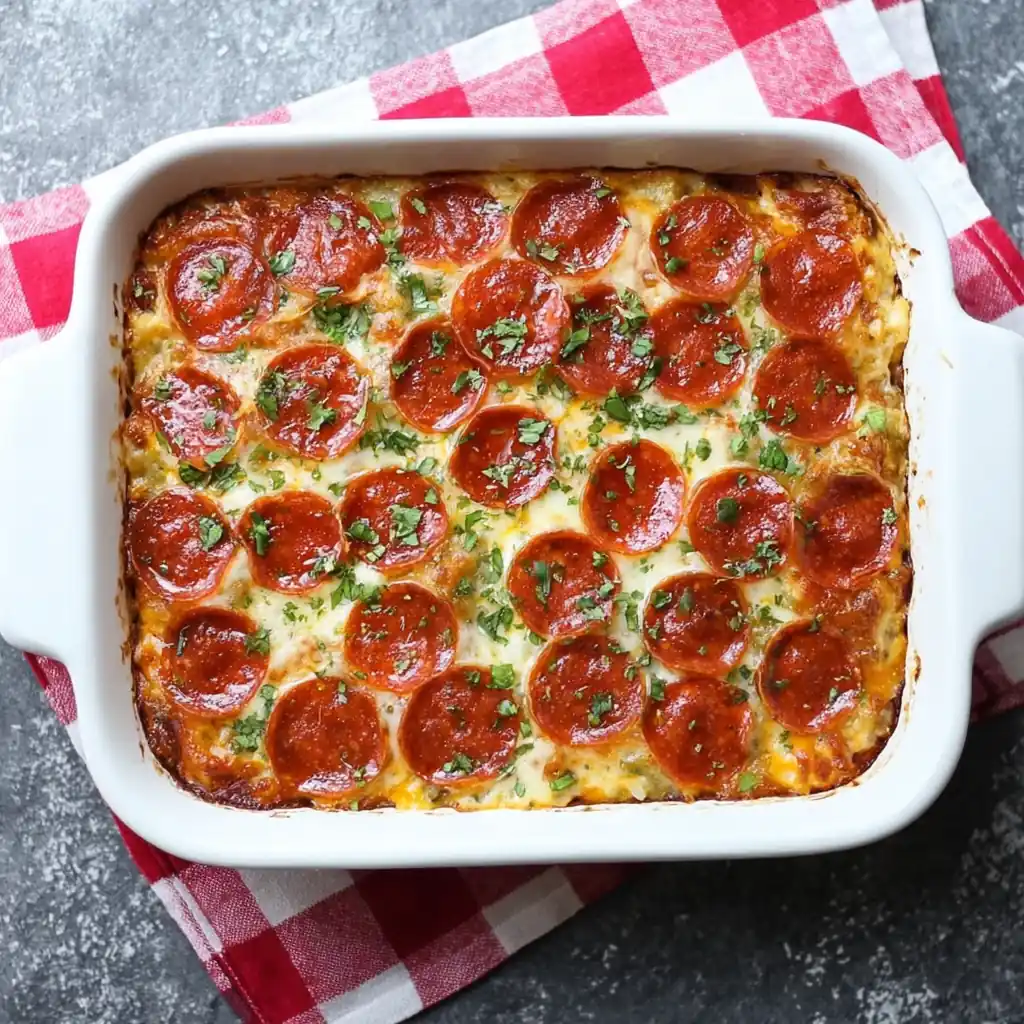 Biscuit Pizza Casserole