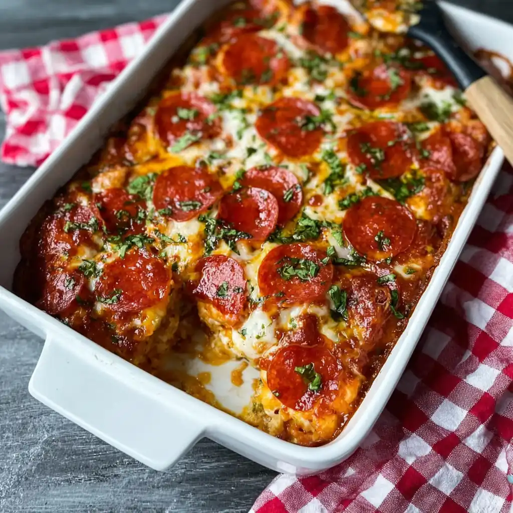Biscuit Pizza Casserole