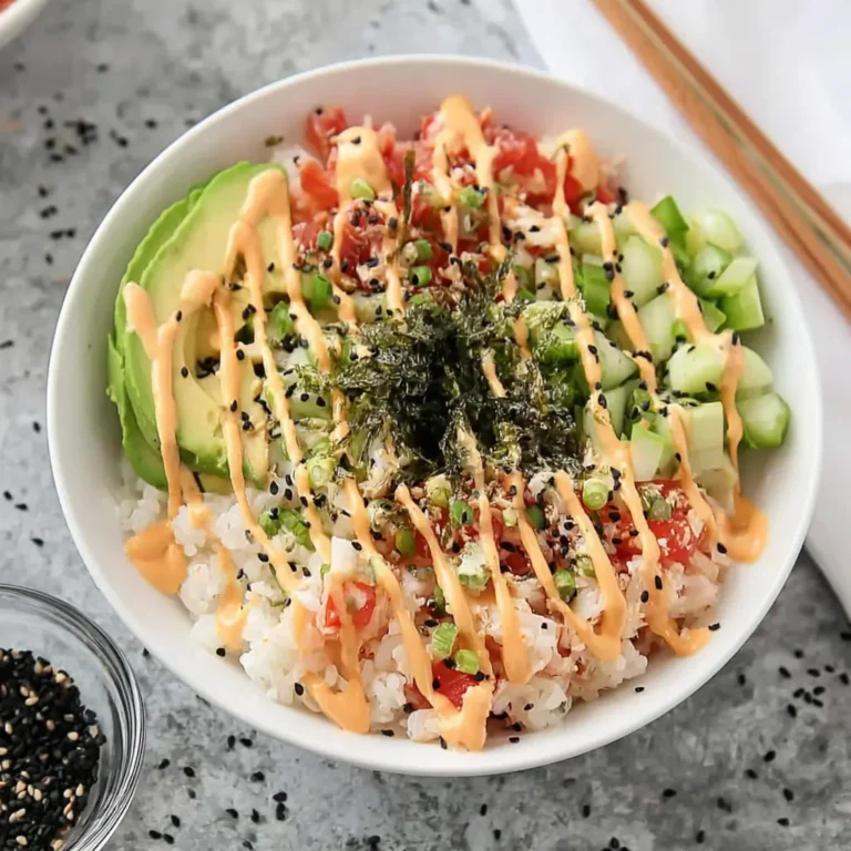 California Roll Sushi Bowls