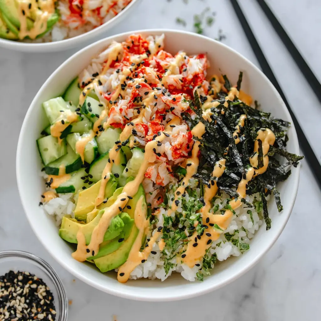 California Roll Sushi Bowls