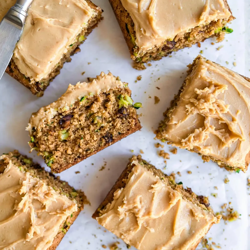 Caramel Frosted Zucchini Pecan Bars: A Remarkable Homemade Dessert 4 Caramel Frosted Zucchini Pecan Bars