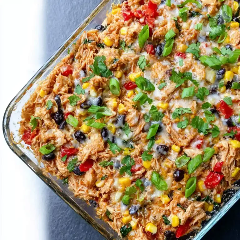 Chicken Burrito Casserole