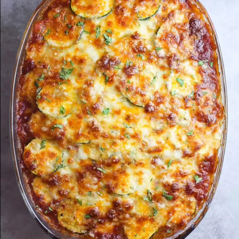 Chicken Zucchini Enchilada Casserole