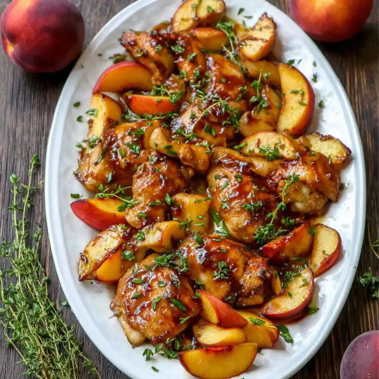 Chicken with Peaches