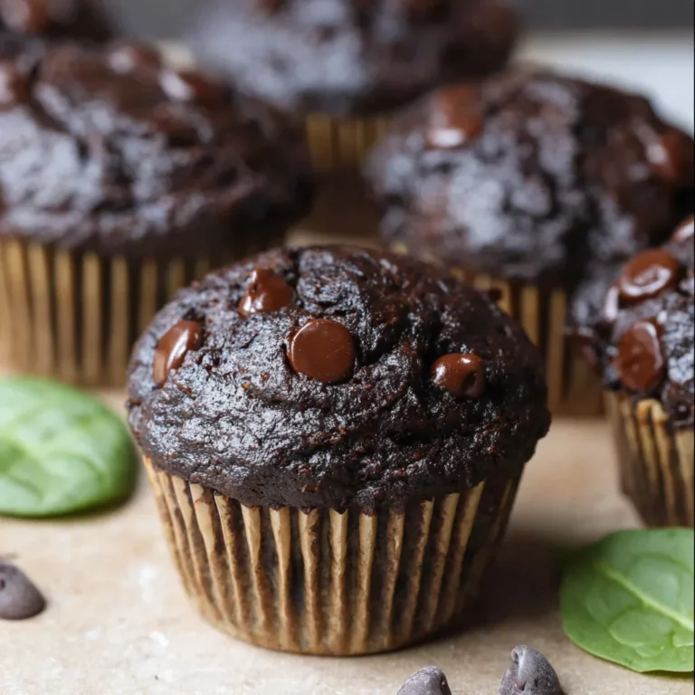 Chocolate Spinach Muffins