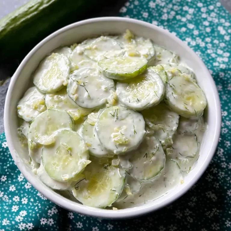 Creamy Cucumber Salad