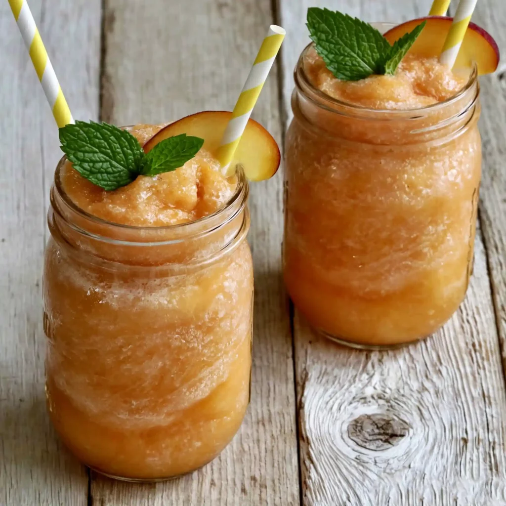 Frozen Peach Lemonade