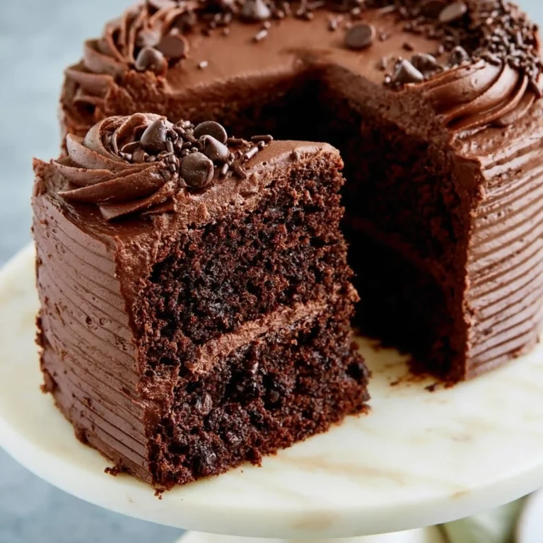 Fudgy Chocolate Zucchini Cake