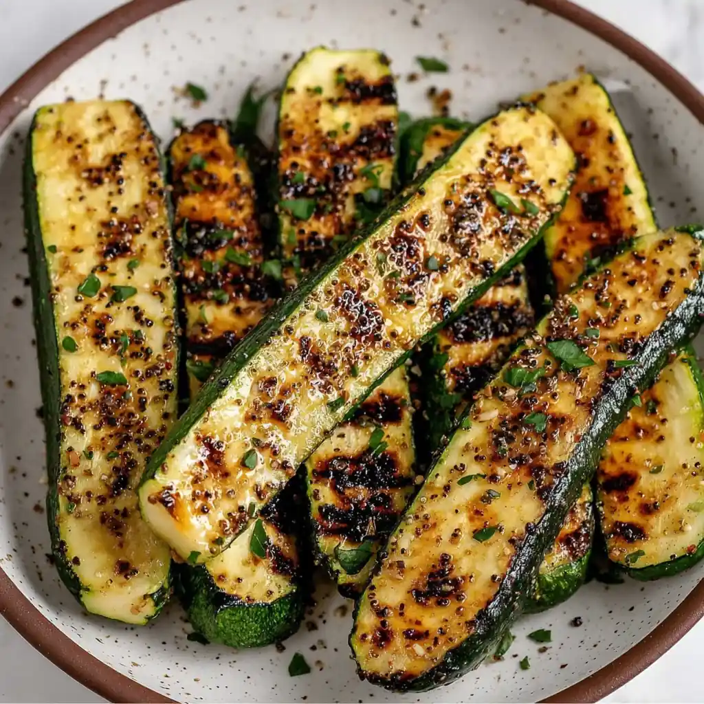 Herb-Infused Roasted Zucchini