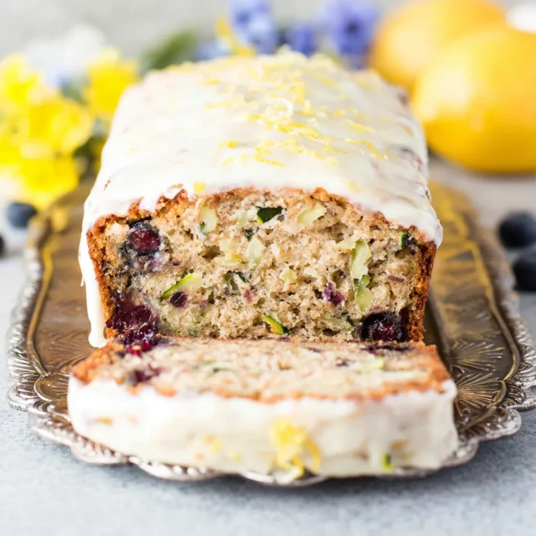 Lemon Blueberry Zucchini Bread