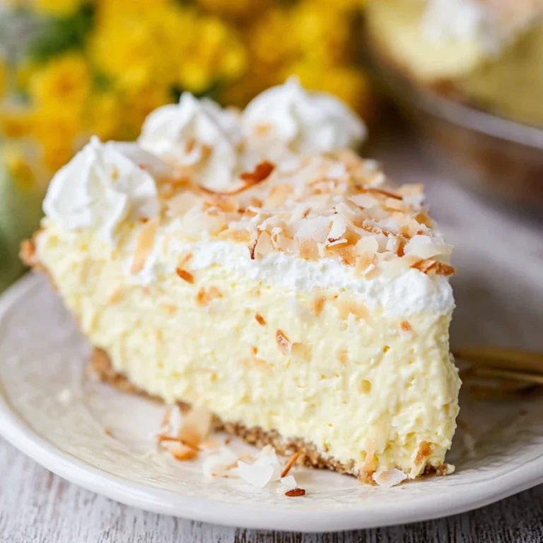 No Bake Coconut Cream Pie