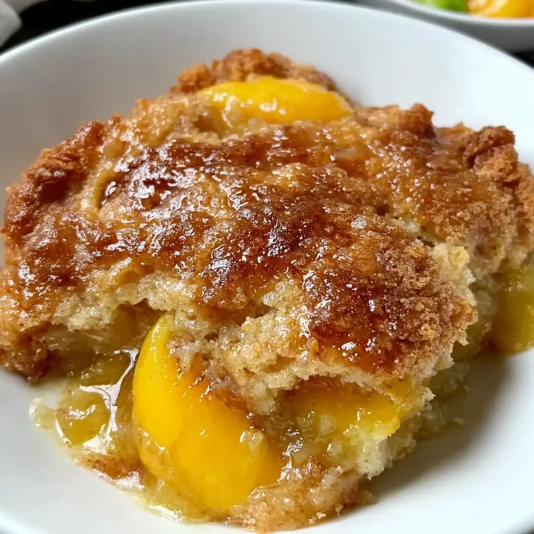 Old School Peach Cobbler