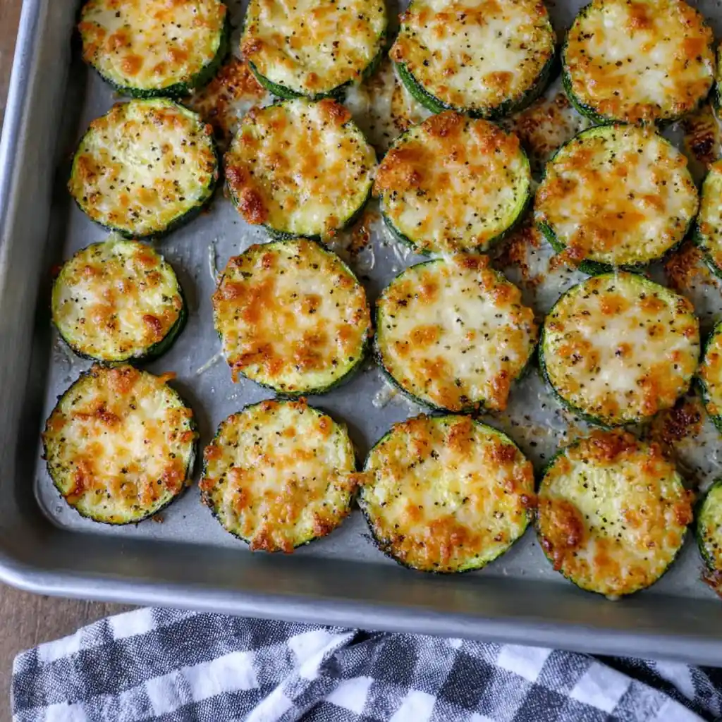 Oven Roasted Parmesan Zucchini