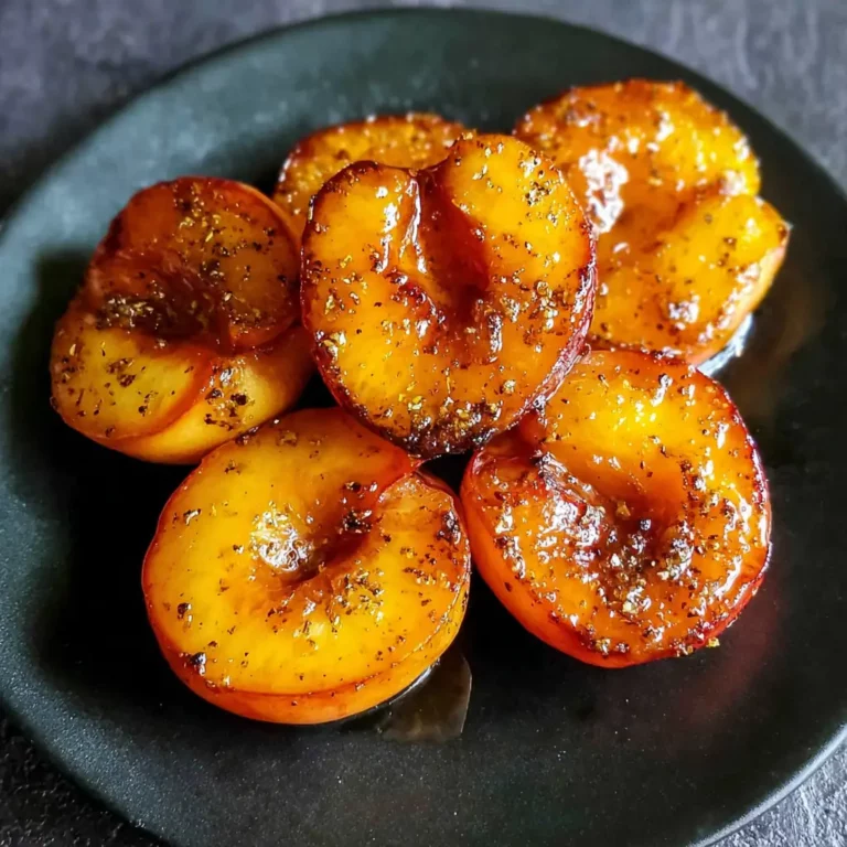 Pan Fried Peaches