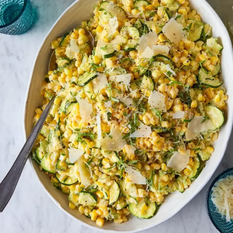 Parmesan Zucchini and Corn