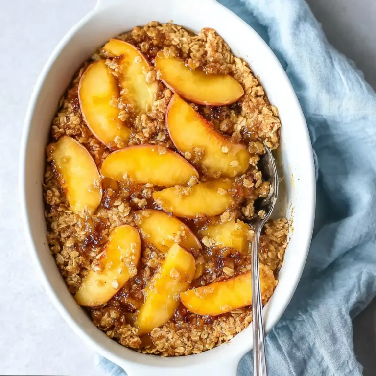 Peach Baked Oatmeal