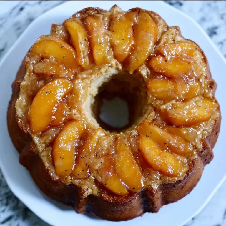 Peach Cobbler Pound Cake