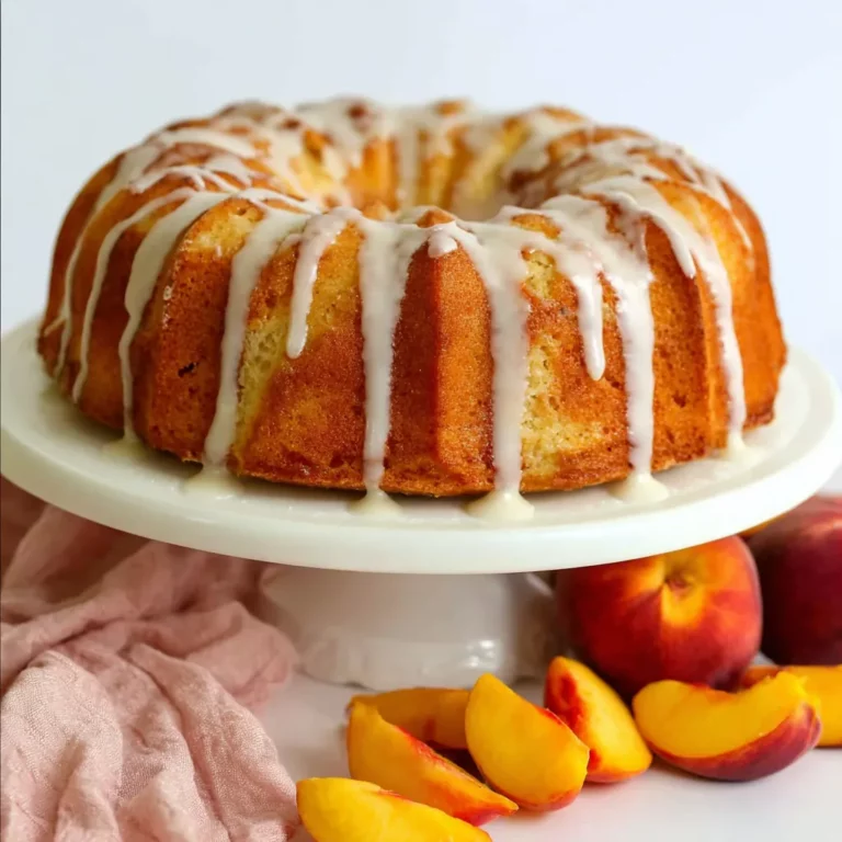 Peach Cobbler Pound Cake
